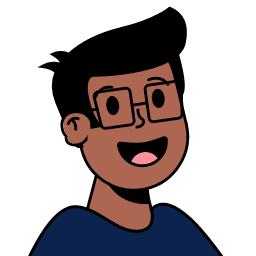 Illustration of Lucas, a newly graduated student, with a proud smile.